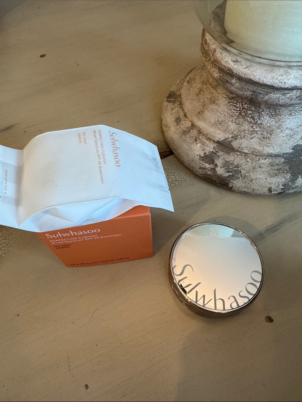 Sulwhasoo Radiant Cushion Foundation Compact with Amber refill